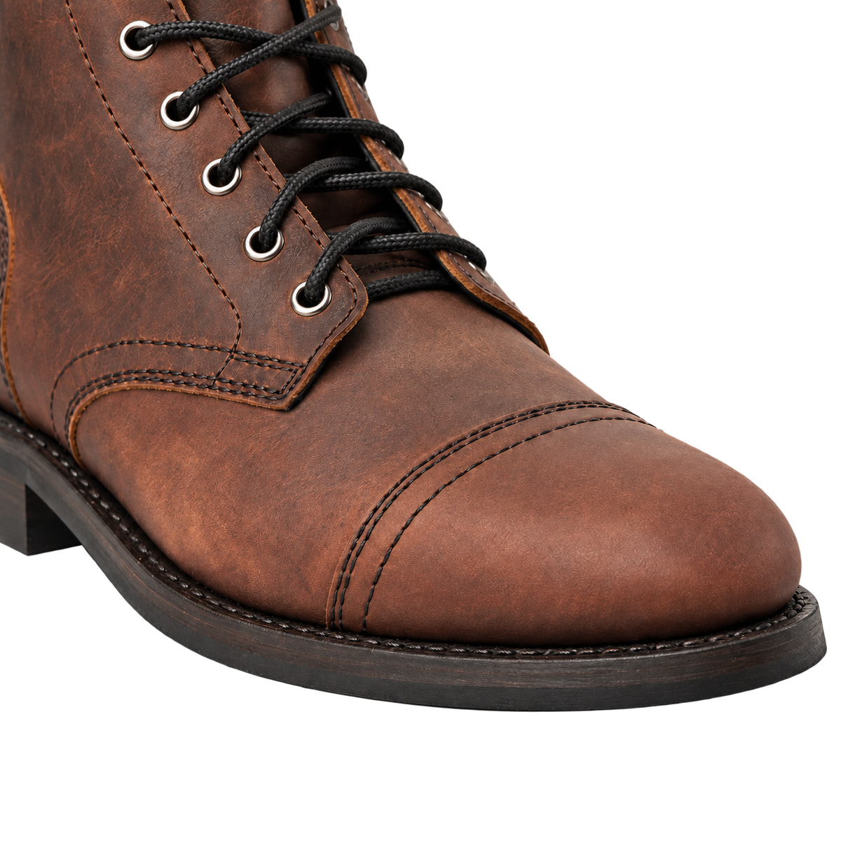 Captain boot in Arizona Adobe brown leather
