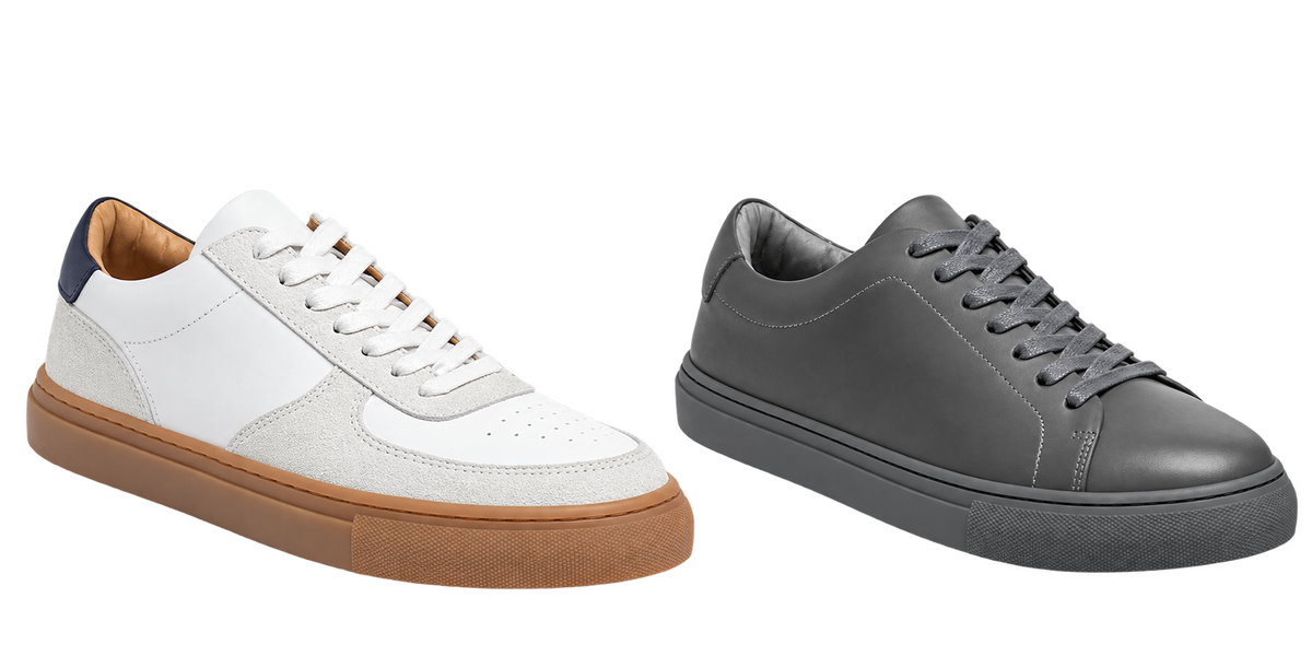 Era and grey Premier sneakers side by side